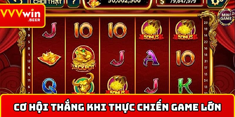 Cơ hội thắng nổ hũ online vô cùng cao