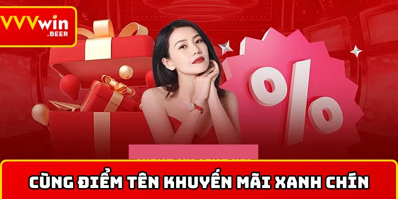 Điểm tên những khuyến mãi siêu hay tại VVVWIN