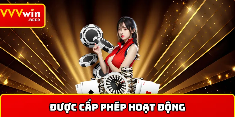 Nhà cái VVVWIN được cấp phép hoạt động an toàn