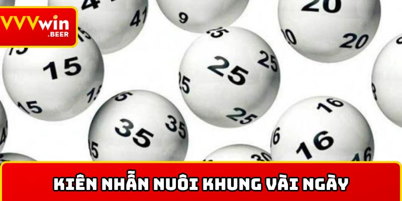 Kiên nhẫn nuôi khung vài ngày
