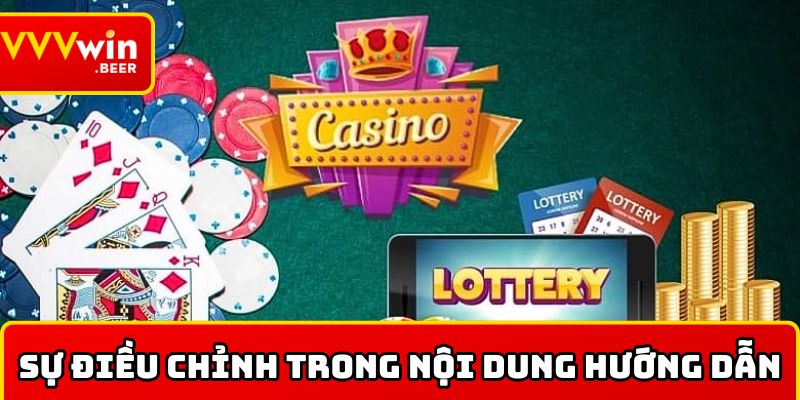 Những sự điều chỉnh cụ thể trong nội dung hướng dẫn